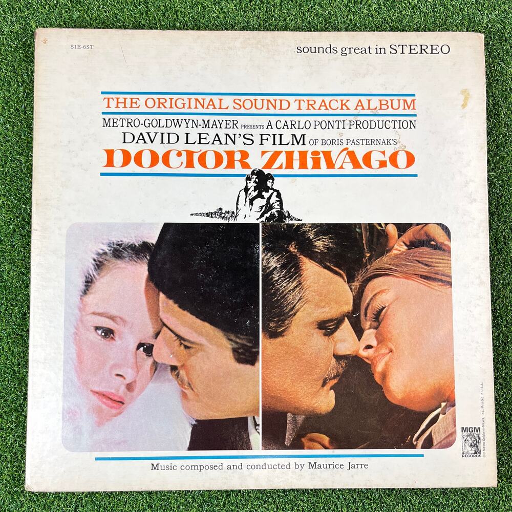 VTG 1960s Doctor Zhivago The Original Sound Track Album LP Vinyl MGM Records